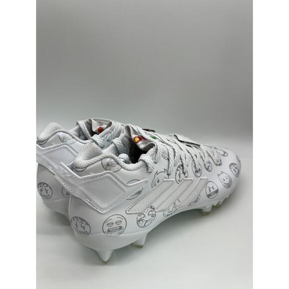 Adidas Freak 22 Big Mood Football Cleats White Silver Emoji GX7983 Size 9.5 New - Picture 15 of 16